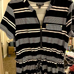 Stripe Zip Top Dress